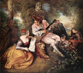 Jean-Antoine Watteau : The Love Song